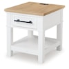 Signature Design by Ashley Ashbryn Rectangular End Table