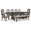Signature Design Maylee 8-Piece Dining Set with Bench