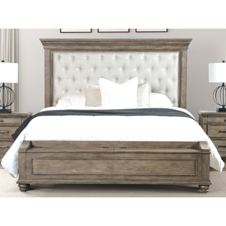 Upholstered Queen Bed