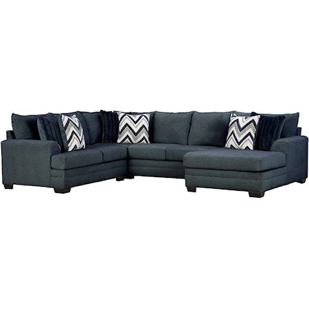 Pippa Contemporary 3-Piece Sectional Sofa