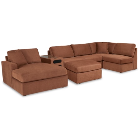 6-Piece Sectional With Chaise And Ottoman