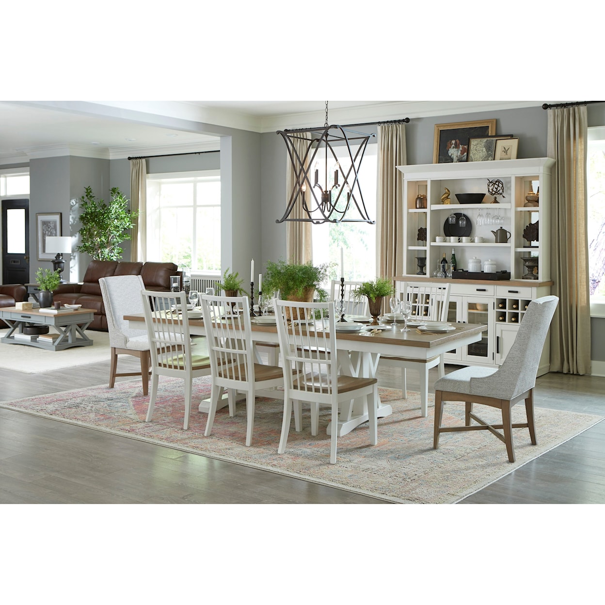Paramount Furniture Americana Modern Formal Dining Room Group