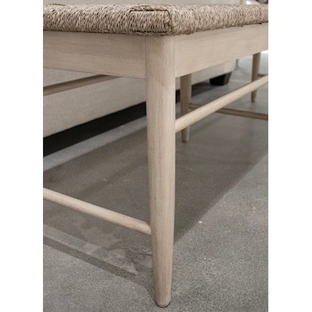 Rush Seat Dining Bench