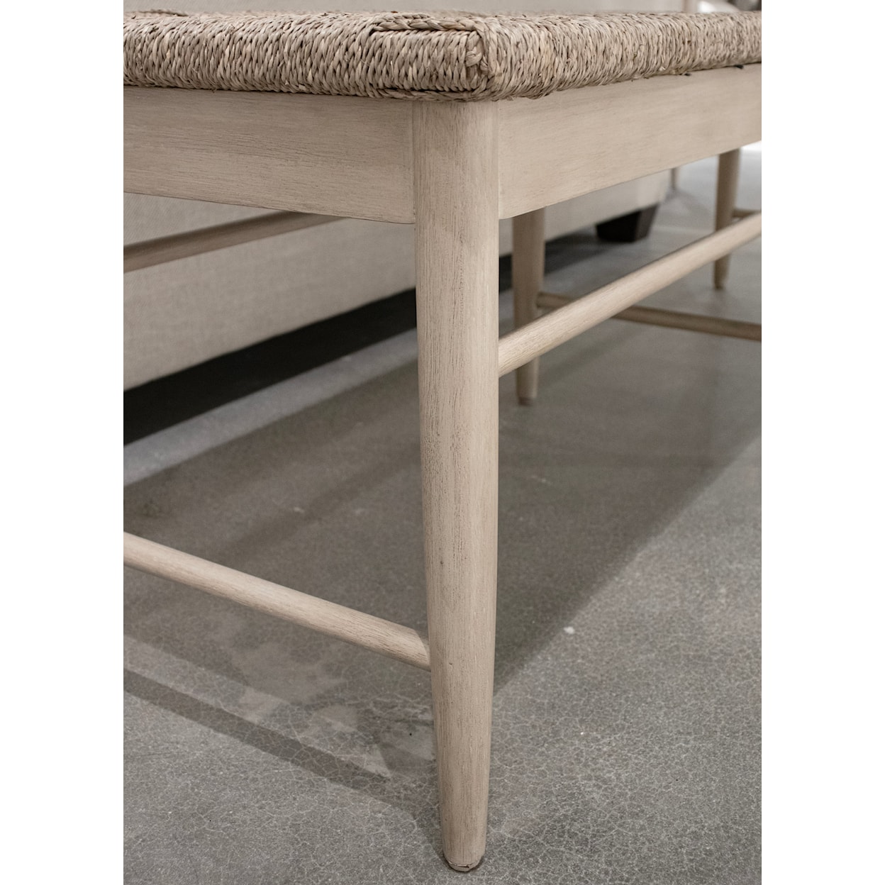 Riverside Furniture Laguna Rush Seat Dining Bench