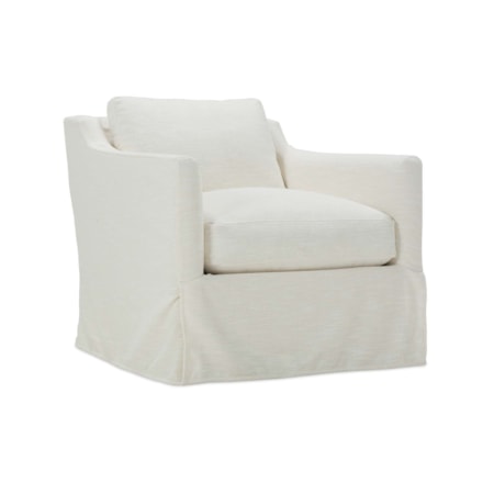 Slipcover Swivel Chair