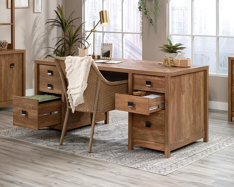 Double Pedestal Executive Desk
