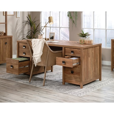 Double Pedestal Executive Desk