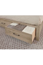 2-Drawer Footboard Storage