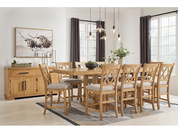 11-Piece Counter Dining Set