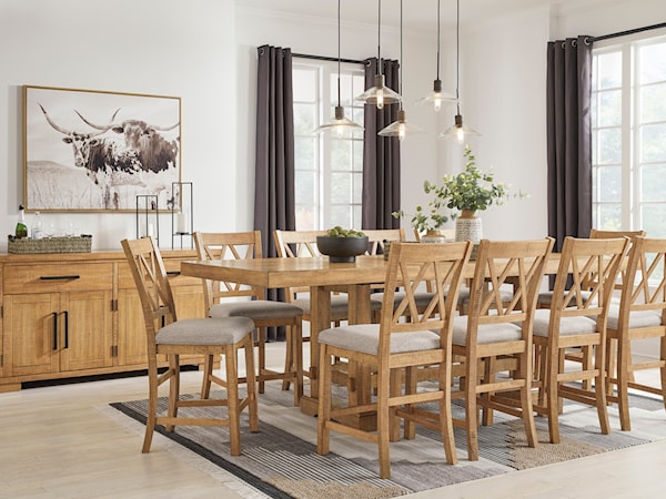 11-Piece Counter Dining Set