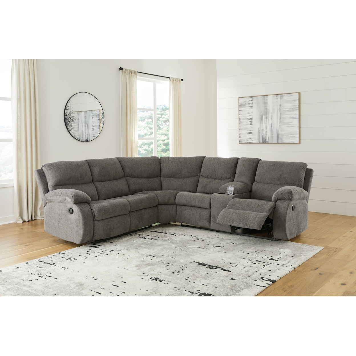 Signature Design by Ashley Museum Reclining Sectional