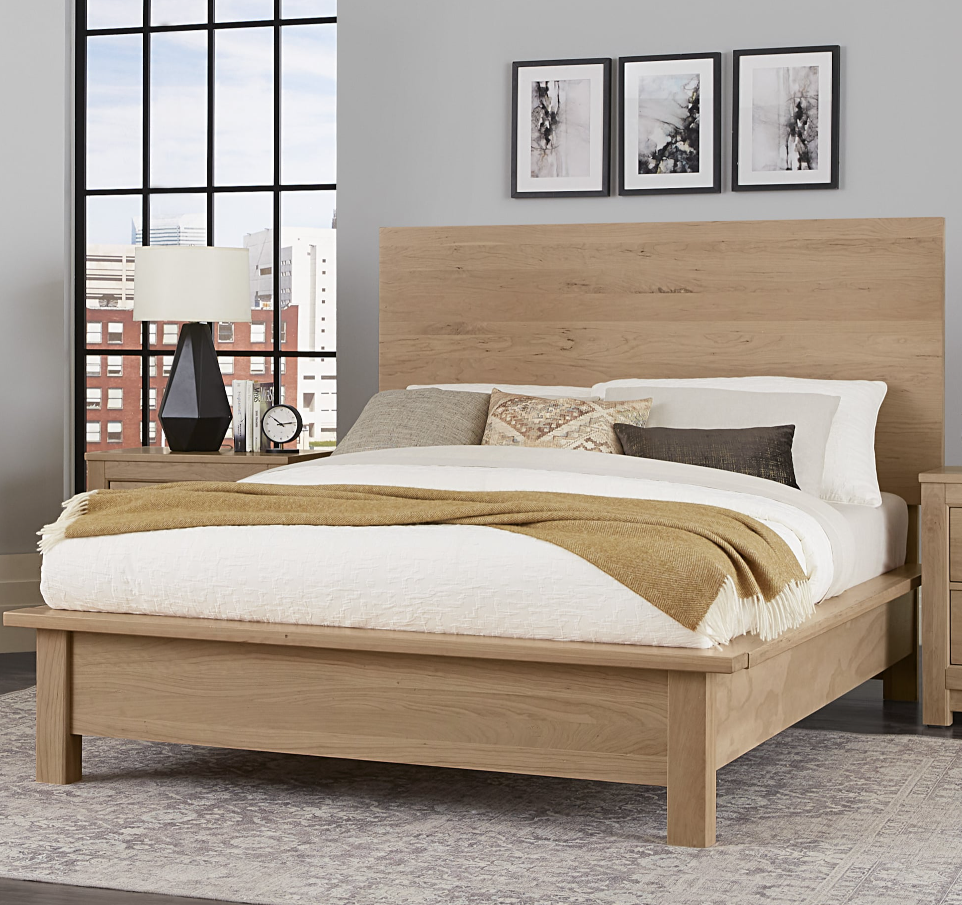 Artisan & Post Crafted Cherry California King Plank Bed