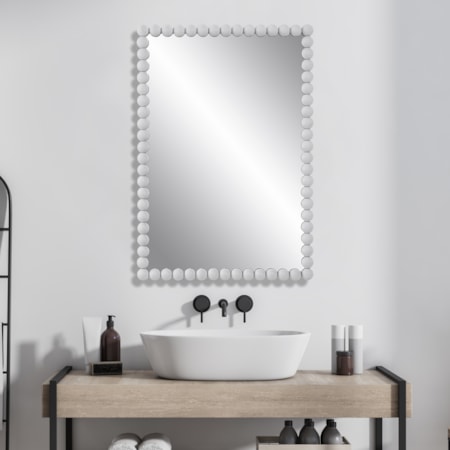 Serna White Vanity Mirror