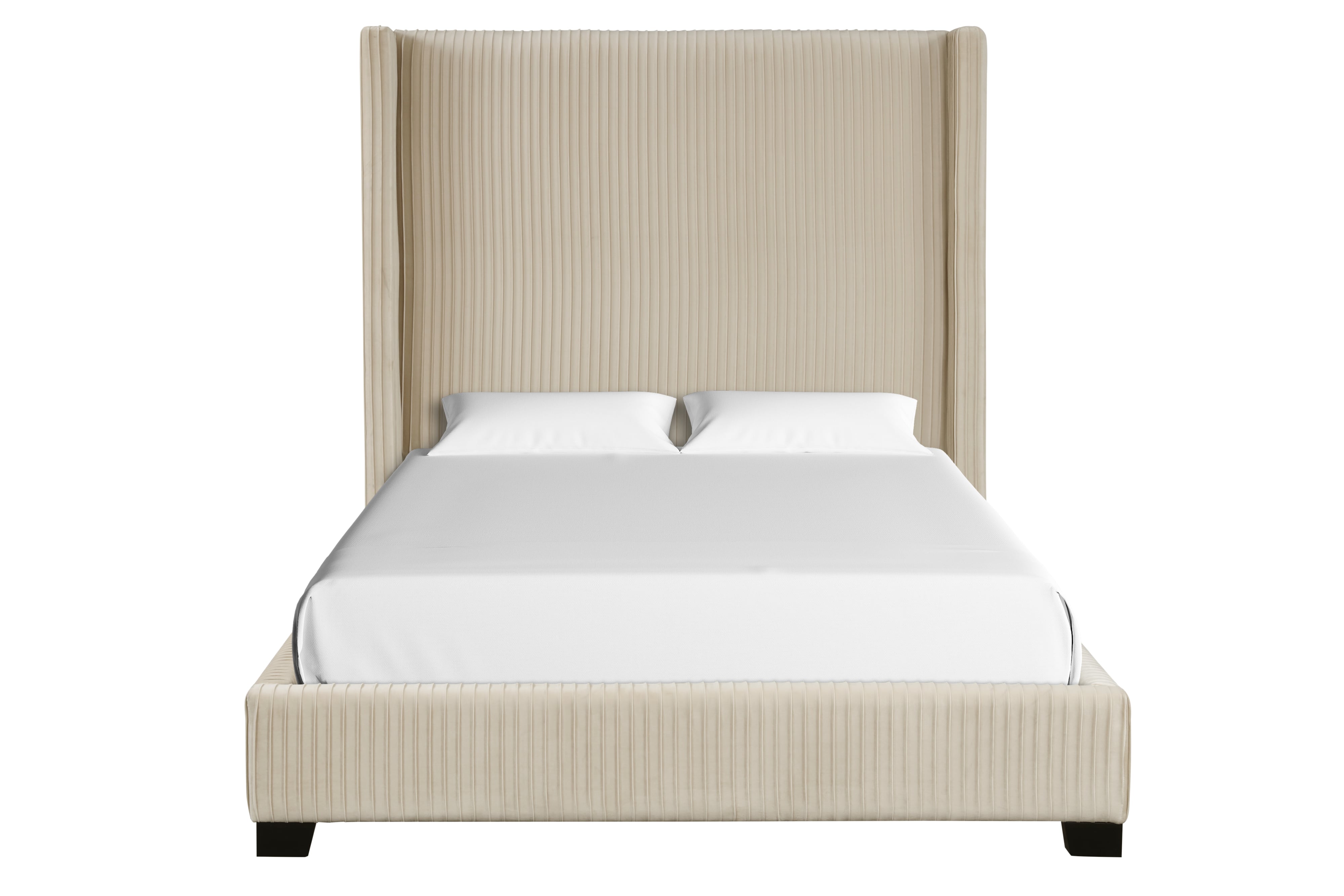 Upholstered Queen Bed-in-a-Box