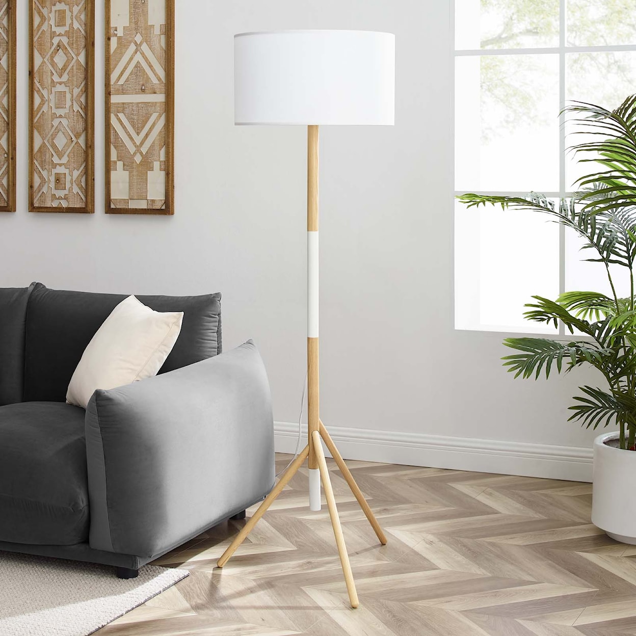 Modway Natalie Tripod Floor Lamp