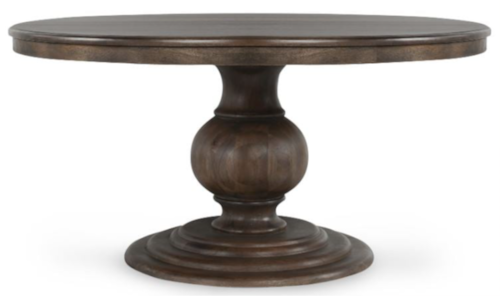 Transitional Wooden 60" Round Dining Table