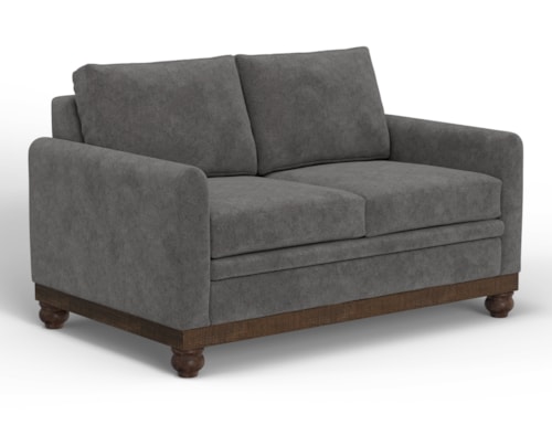 Modern Loveseat with Detachable Seat Cushion