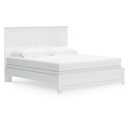 King Panel Bed