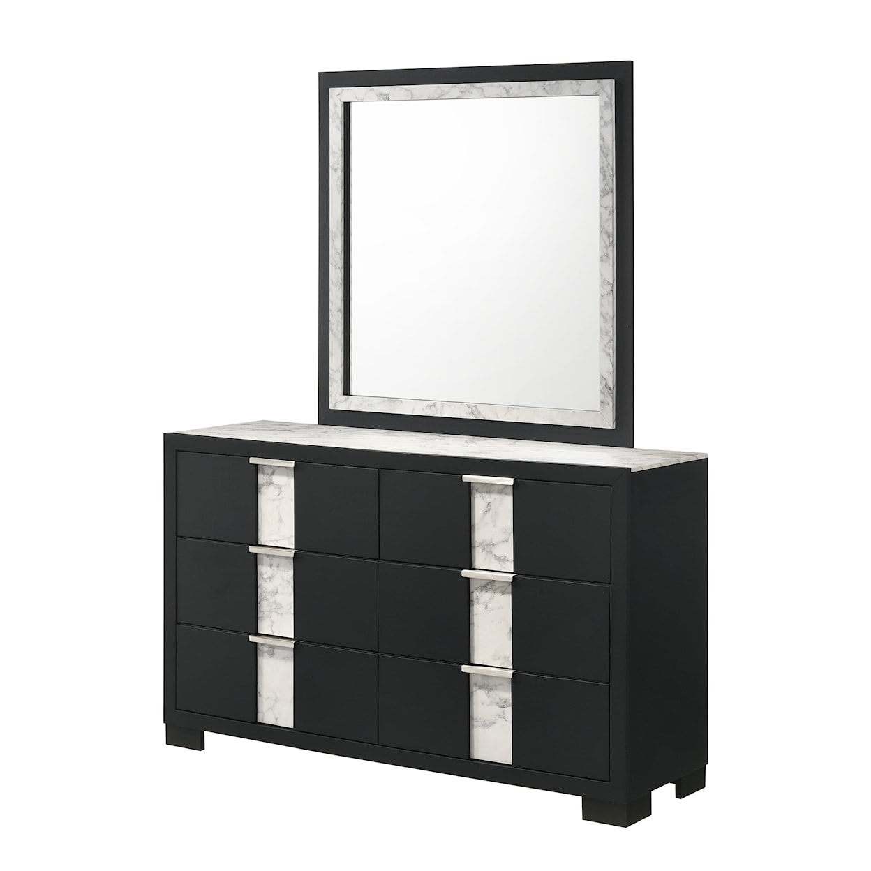 CM Rangley Dresser & Mirror Set