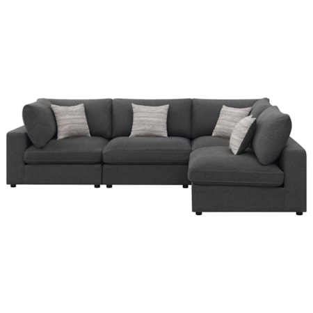 Serene 4-piece Modular Sectional Sofa