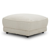 Contemporary Ottoman with Casters