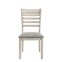 White Sands Coastal Upholstered Dining Side Chair