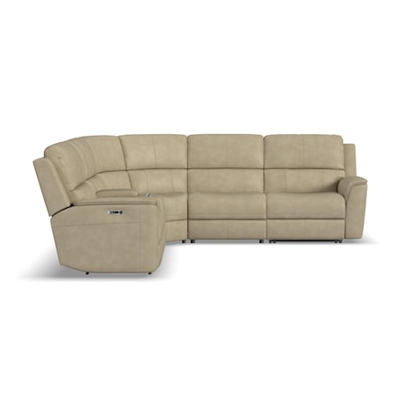 Power Headrest &amp; Lumbar Reclining Sectional