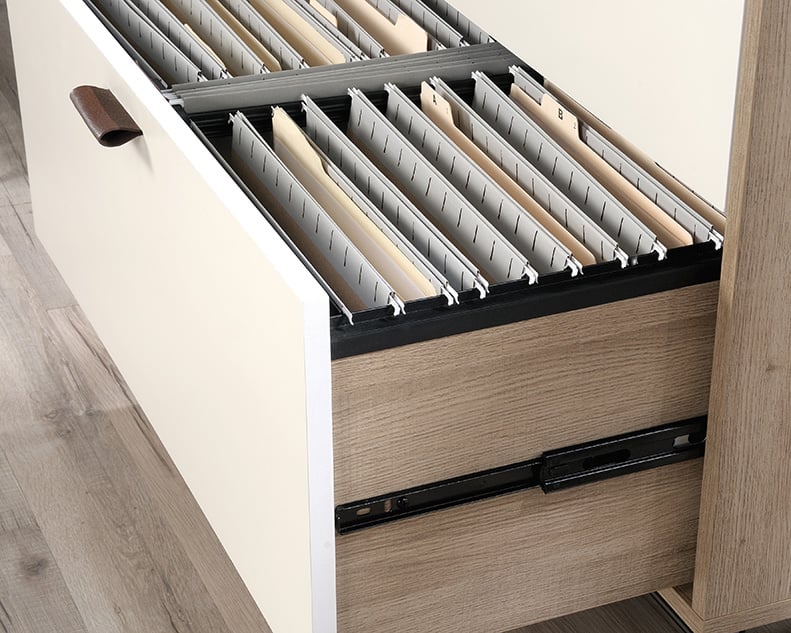 2-Drawer Wooden File Cabinet