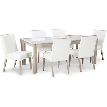 Table and 6 Chair Dining Set