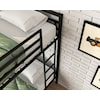 Sauder Boulevard Cafe Metal Bunk Bed