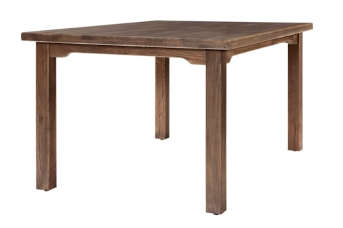 Casual Farmhouse 60" Rectangular Friendship Table with Sealed Top