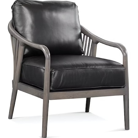 Guinevere Leather Accent Chair