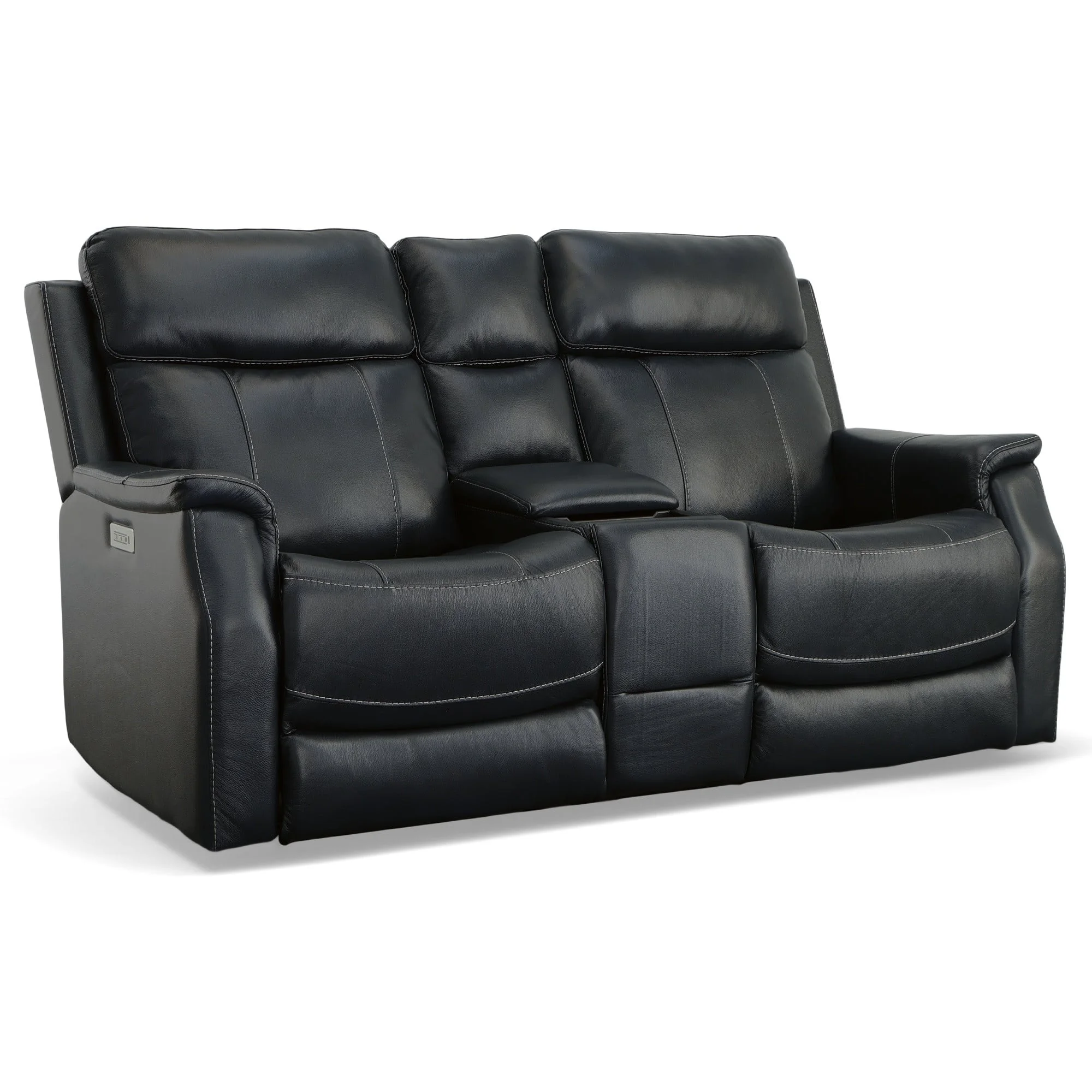 Flexsteel Easton 152064PH 07240 Power Reclining Console Loveseat with