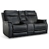 Flexsteel Easton Power Reclining Console Loveseat