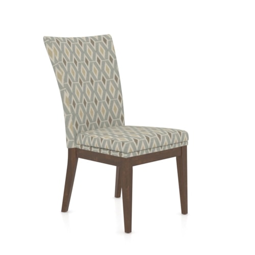 Transitional Customizable Upholstered Side Chair