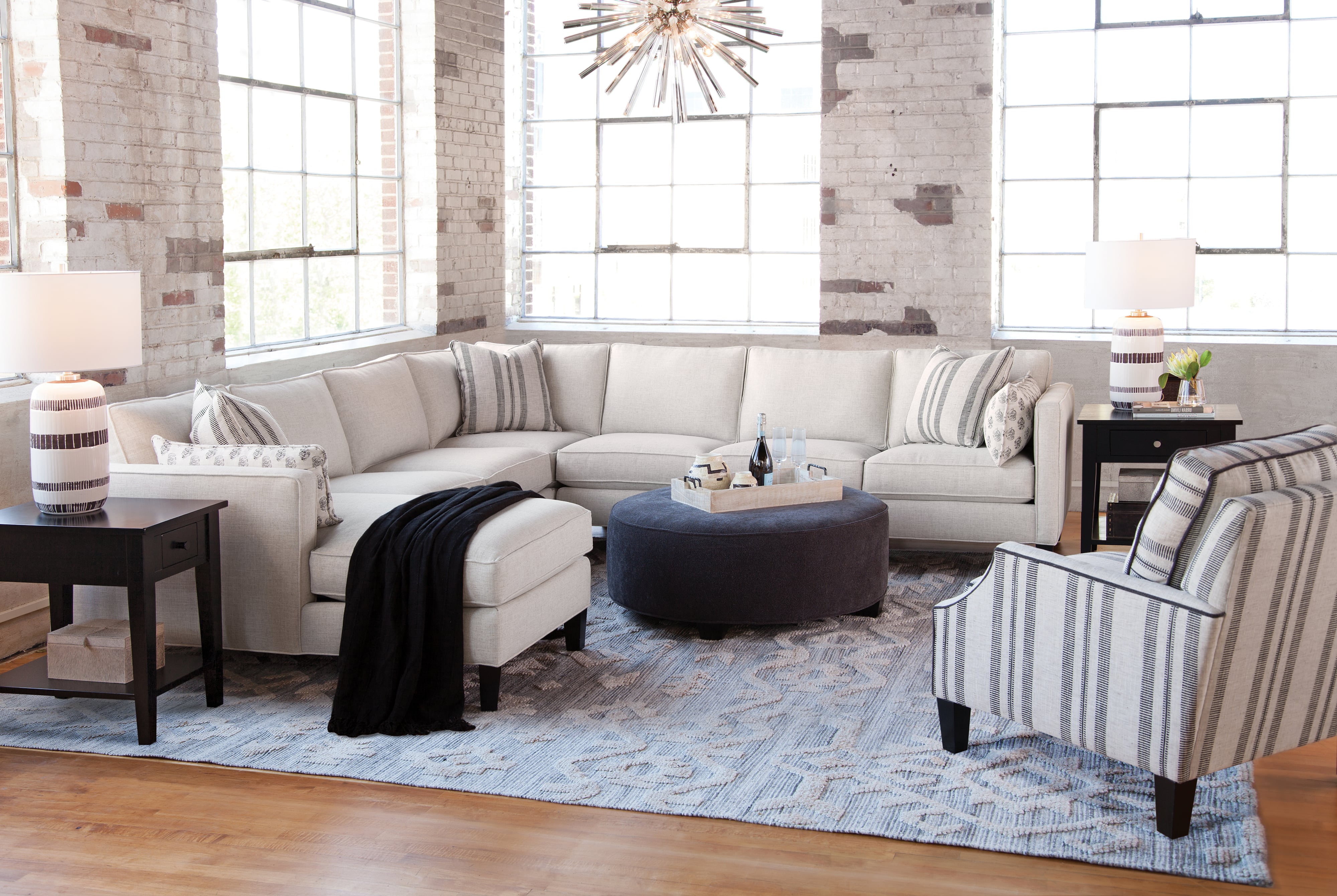 Tilly Round Cocktail Ottoman