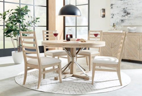 Transitional 6-Piece Dining Set
