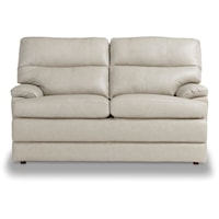 Casual Loveseat with Pillow Armrests