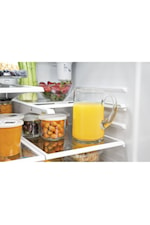 GE Appliances Refridgerators GE 21.8 Cu. Ft. Counter-Depth Side-By-Side Refrigerator Slate