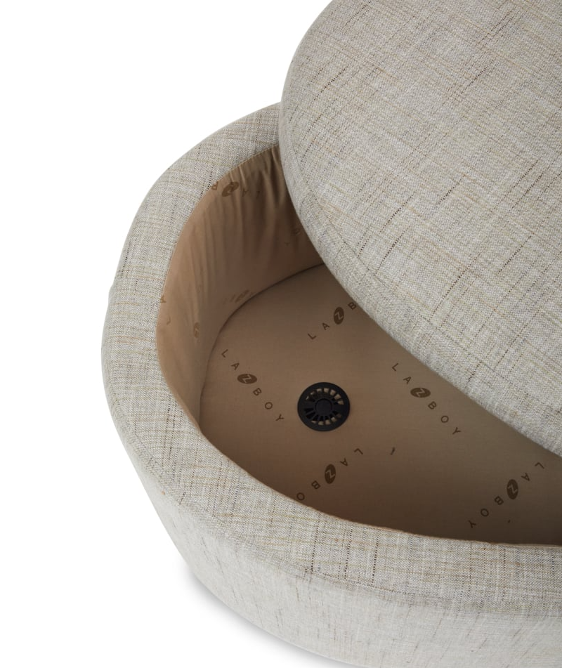 La-Z-Boy Maeve Upholstered Oval Storage Ottoman