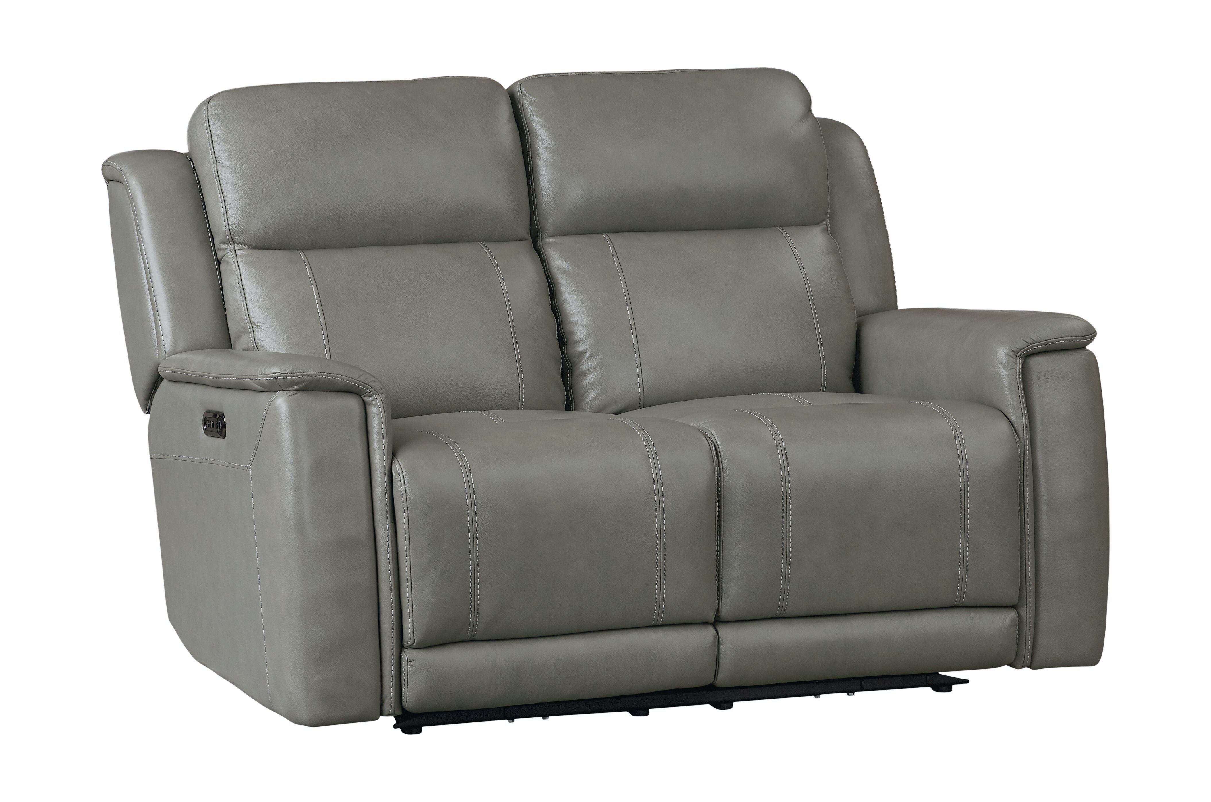 Bassett Club Level - Conover 3743-P42L Casual Power Reclining Loveseat ...