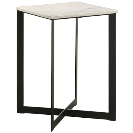Tobin Marble Top End Table and