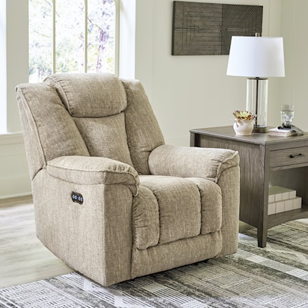 Power Recliner with Adjustable Headrest