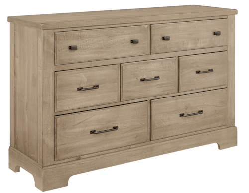 Rustic 7-Drawer Dresser with English Dovetail Construction