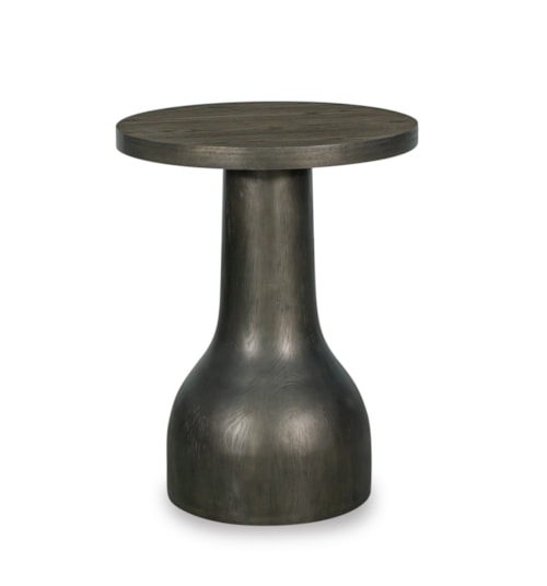 Mid-Century Modern Round Accent Table