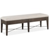 Magnussen Home Westley Falls Dining Bench w/Upholstered Seat