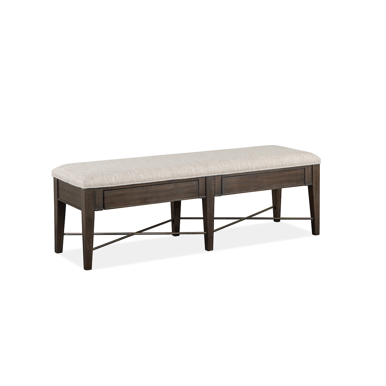 Magnussen Home Westley Falls Dining Bench w/Upholstered Seat