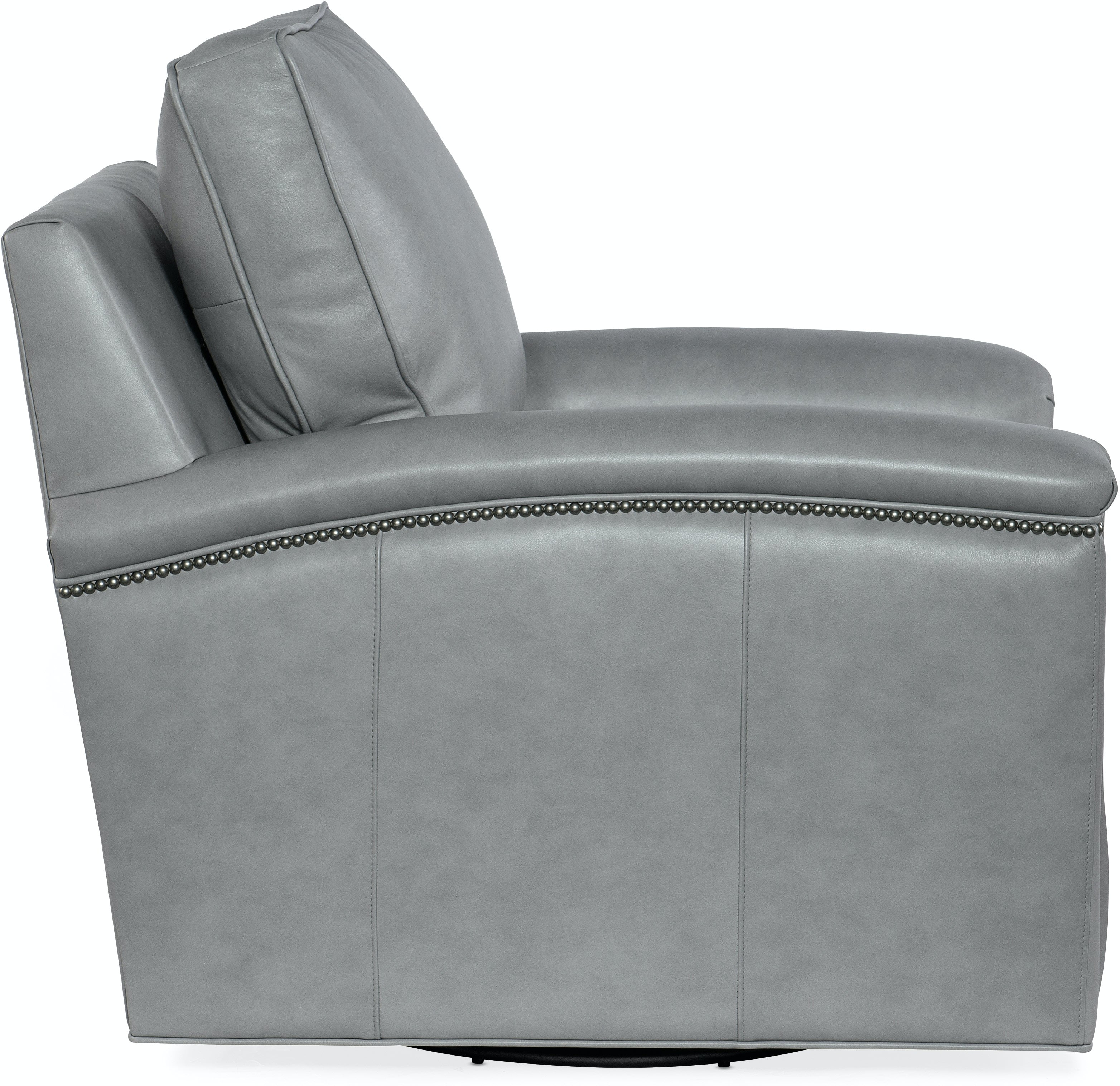 Bradington Young Oliver Oliver Swivel Chair 8-Way Tie