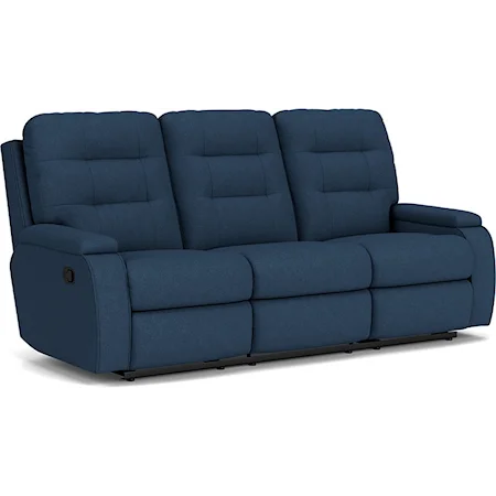 Casual Biscuit Back Reclining Sofa