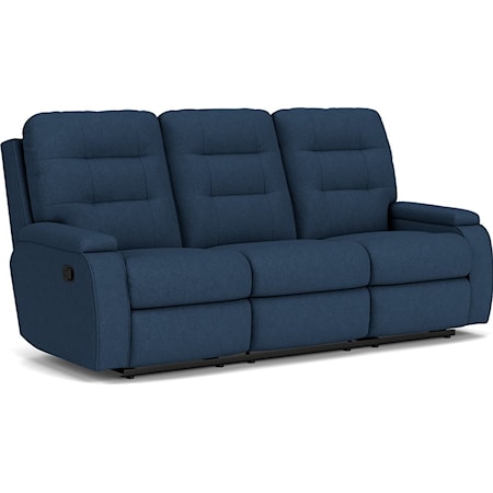 Casual Biscuit Back Reclining Sofa